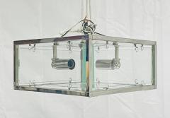  REMAINS LIGHTING Remains Lighting Cardea Polished Nickel Glass Flush Mount Ceiling Wall light - 4715471