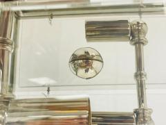  REMAINS LIGHTING Remains Lighting Cardea Polished Nickel Glass Flush Mount Ceiling Wall light - 4715477