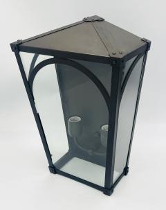  REMAINS LIGHTING Remains Lighting Mercer 17 Exterior Brass Lantern or Wall Sconce American - 4722130