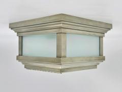 REMAINS LIGHTING Remains Lighting Philip 10 Flush Mount Light with Satin Nickel Finish - 4715459
