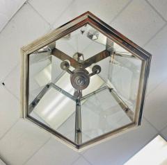  REMAINS LIGHTING Remains Lighting Philip Hexagonal Nickel Lantern Pendant Light American Light - 4722099