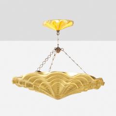  REMAINS LIGHTING SHELL CHANDELIER IN GOLD LEAF AFTER TONY DUQUETTE BY REMAINS LIGHTING - 2494706