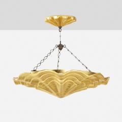  REMAINS LIGHTING SHELL CHANDELIER IN GOLD LEAF AFTER TONY DUQUETTE BY REMAINS LIGHTING - 2494710