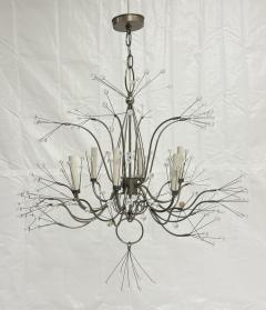  REMAINS LIGHTING Splashing Water 37 Chandelier in Pewter Acrylic by Remains Lighting - 4734726