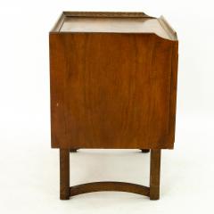  RICHARDSON Richardson Brothers Co Mid Century Walnut Drop Front Record Cabinet - 4065337