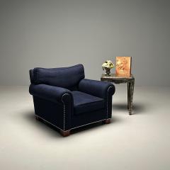  Ralph Lauren Large Modern Club Lounge Chair for Reupholstery Labeled Ralph Lauren - 3382270