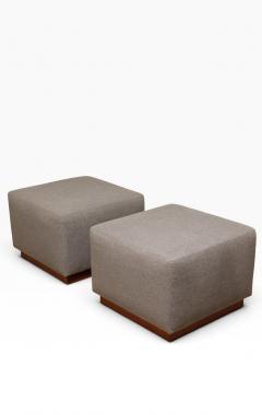  Ralph Lauren Pair of Modern Hollywood Ottomans by Ralph Lauren Home - 4761614