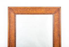  Ralph Lauren Ralph Lauren Labeled Mirror with Rare Embossed Leather Border - 3445015