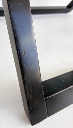  Ralph Lauren Ralph Lauren Mercer Street Round Side Tables Glass Tops X Frame Bases Pair - 4571985