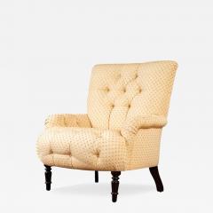  Ralph Lauren Ralph Lauren Roll Arm Tufted Yellow Bergere Arm Chair - 4237453