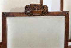  Ralph Lauren Ralph Lauren Spanish Colonial Mahogany Leather Dining Chairs Set of 4 - 1859282