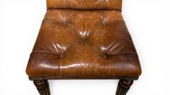  Ralph Lauren Ralph Lauren Tufted Brown Leather Desk Chair - 4581364
