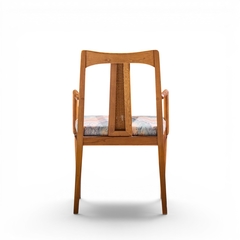  Ramseur Furniture Co Ramseur Mid Century Walnut and Cane Dining Chairs Set of 6 - 4705059