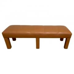  Randolph Hein Art Deco Style Randolph and Hein Upholstered Leather Bench - 3008148