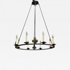  Randy Esada Designs 18c Style Spanish Colonial Wrought Iron 8 Lite Chandelier by Randy Esada Designs - 4708146