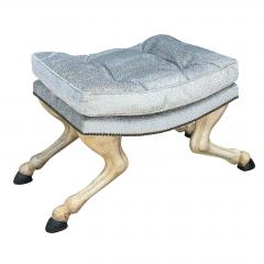  Randy Esada Designs 18th C Style Horse Leg Hoof Vanity Stool or Bench by Randy Esada Designs - 4707467