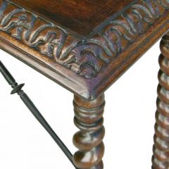  Randy Esada Designs 18th C Style Italian Walnut Iron Side Table by Randy Esada Designs - 4190534