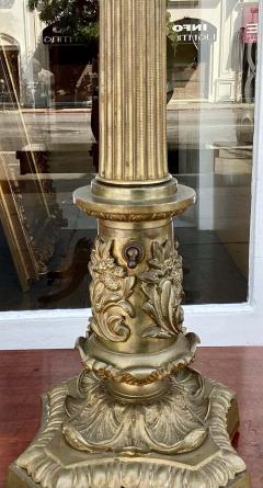  Randy Esada Designs Antique Neoclassical Gilt Bronze Candelabra Now a Designer Lamp - 3832174