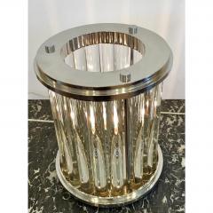  Randy Esada Designs Art Deco Style Nickel Plated Glass Rod Modernist Lamps by Randy Esada a Pair - 1694900