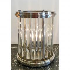  Randy Esada Designs Art Deco Style Nickel Plated Glass Rod Modernist Lamps by Randy Esada a Pair - 1694902