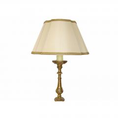  Randy Esada Designs Carved Italian Gilt Wood Bellini Pricket Table Lamp by Randy Esada Designs - 1705571