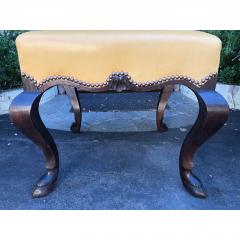  Randy Esada Designs Carved Italian Walnut Designer Ottoman Bench by Randy Esada Designs for Prospr - 1654272