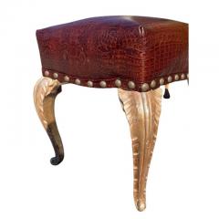  Randy Esada Designs French Art Deco Style Gilded Palm Leaf Bench by Randy Esada Designs - 3954933