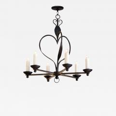  Randy Esada Designs Italian 6 Arm Wrought Iron Chandelier by Randy Esada Designs - 1706140