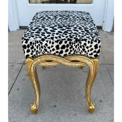  Randy Esada Designs Italian Giltwood Ribbon Taboret Bench by Randy Esada Designs - 4107700