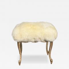  Randy Esada Designs Italian Giltwood Ribbon Taboret Footstool Vanity Bench by Randy Esada Designs - 4469947