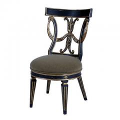  Randy Esada Designs Regency Black White Gold Dining Chair by Randy Esada Designs for Prospr - 1642162