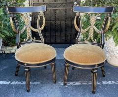  Randy Esada Designs Regency Style Giltwood Mohair Chairs by Randy Esada Designs for Prospr - 2824616