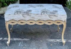  Randy Esada Designs Regency Style Giltwood Ribbon Bench W Tibetan Tiger Velvet by Randy Esada - 2824601