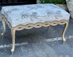  Randy Esada Designs Regency Style Giltwood Ribbon Bench W Tibetan Tiger Velvet by Randy Esada - 2824603