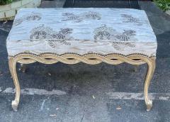  Randy Esada Designs Regency Style Giltwood Ribbon Bench W Tibetan Tiger Velvet by Randy Esada - 2824604