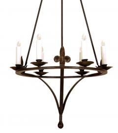  Randy Esada Designs Spanish Colonial Wrought Iron Six Light Chandelier by Randy Esada - 2076590