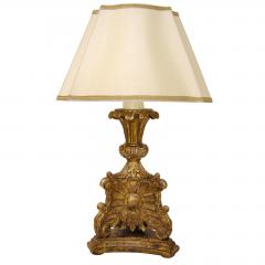  Randy Esada Designs Unusual Carved Italian Gilt Wood Table Lamp by Randy Esada - 1694801