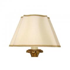  Randy Esada Designs Unusual Carved Italian Gilt Wood Table Lamp by Randy Esada - 1694820