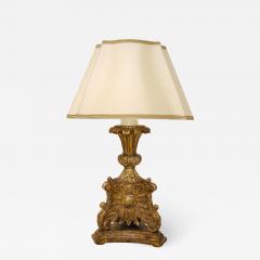  Randy Esada Designs Unusual Carved Italian Gilt Wood Table Lamp by Randy Esada - 1695687