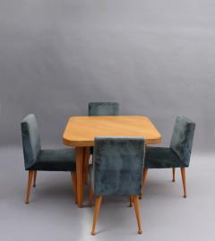  Raoul Clement A Fine French 1950s Dining Set by Raoul Clement 1 Table and 4 Chairs - 3494951