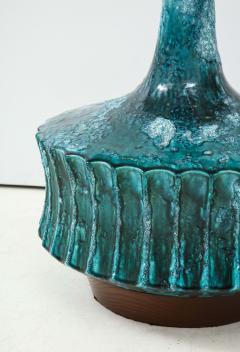  Raymor Italian Blue Green Ceramic Lamps - 1690700