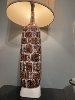  Raymor MODERNIST MID CENTURY ABSTRACT DESIGN CERAMIC BOTTLE LAMP BY RAYMOR - 4001211