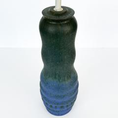  Raymor Raymor Blue and Green Ceramic Table Lamp in the Style of Marcello Fantoni - 3459408