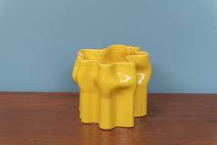  Raymor Raymor Italy Yellow Ceramic Vase - 3573187