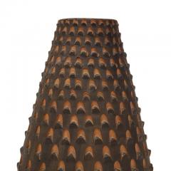  Raymor Raymor Pinecone Vase Ceramic Brown and Turquoise - 2743323