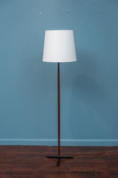  Raymor Raymor Sculpted Teak and Iron Floor lamp Italy - 4346064