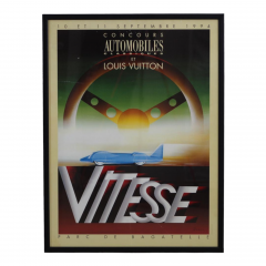 1990 Razzia Louis Vuitton Bagatelle Poster