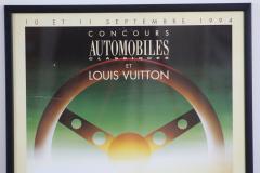 Razzia - Louis Vuitton Concours Automobiles Classiques ''Vitesse'' Framed  Poster