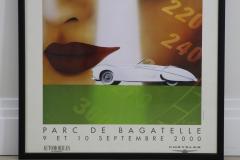 Louis Vuitton Concourse Bagatelle 1997 Ferrari Race Art Print Poster 17in x  22in