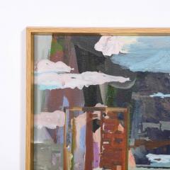  Rebecca Allan Harlem River Eclipse Rebecca Allan Color Field Acrylic on Canvas Painting - 3197560